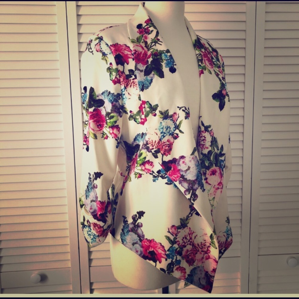 Floral Blazer